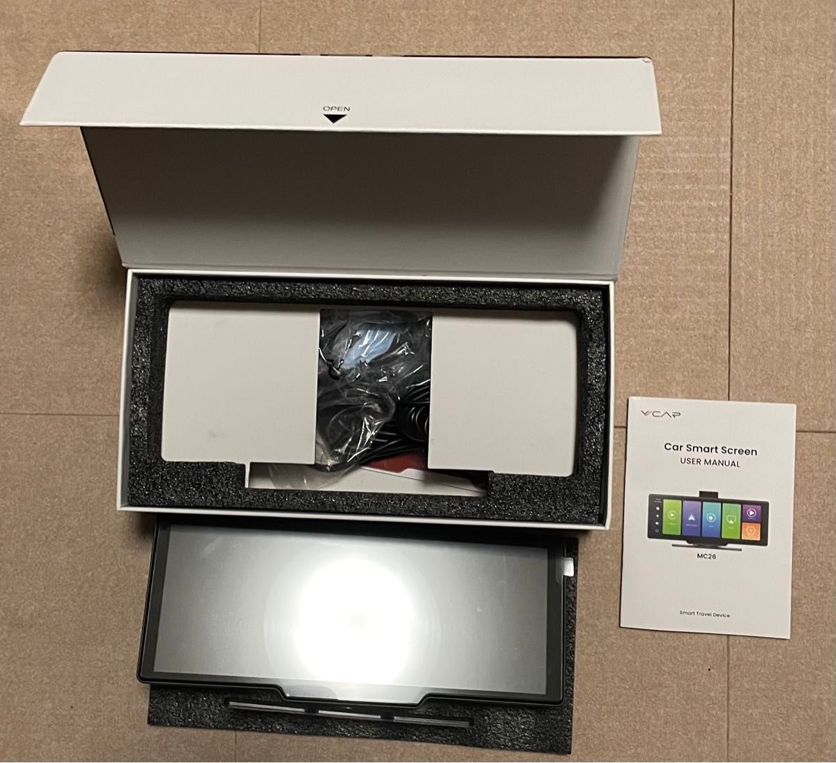 VVCAR ドライブレコーダmc26 開封未使用品 未使用品】VVCAR製 CarPlayディスプレイオーディオ/カーナビ