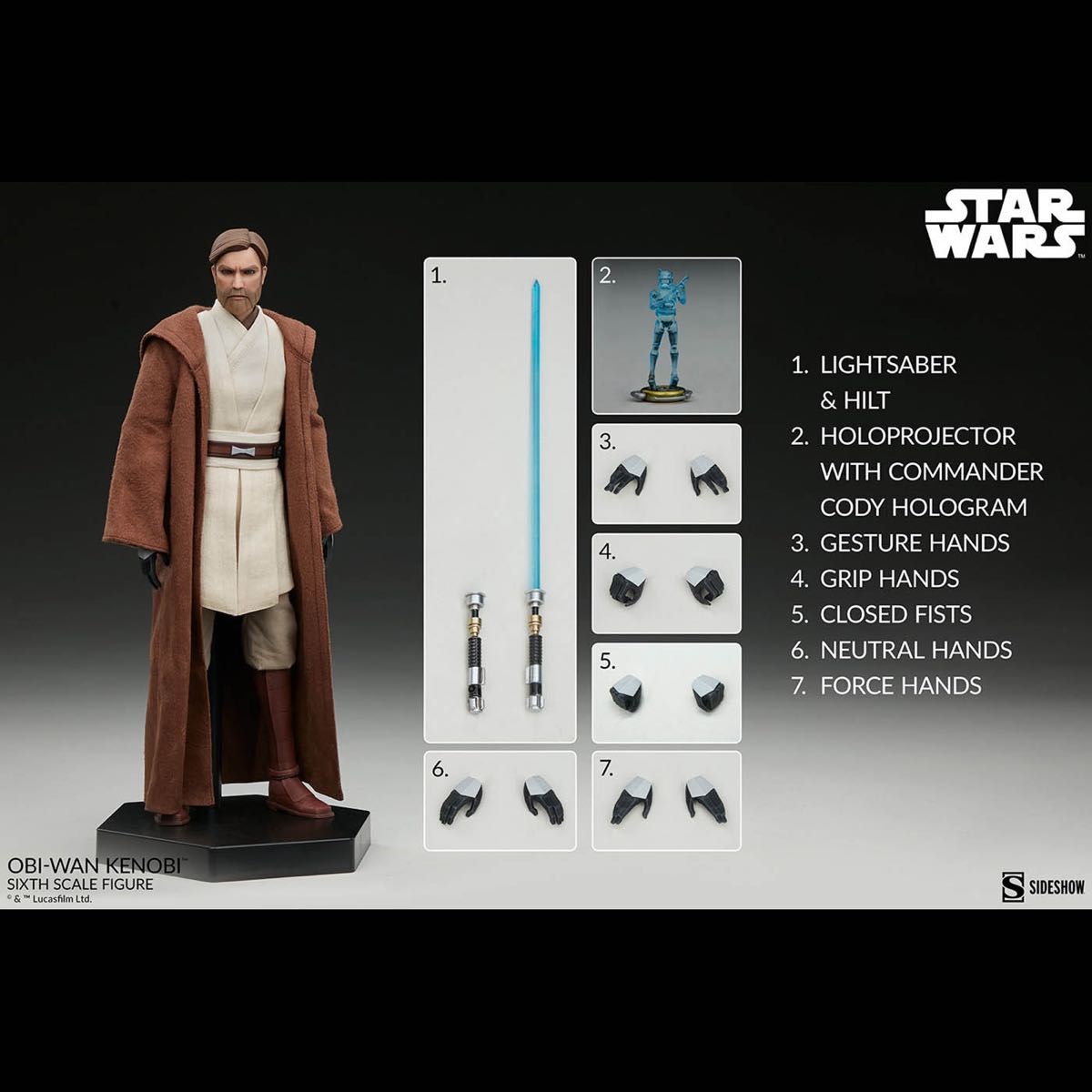 サイドショウ オビ=ワン・ケノービ「スター・ウォーズ クローン サイドショウ オビ=ワン・ケノービ「スター・ウォーズ クローン