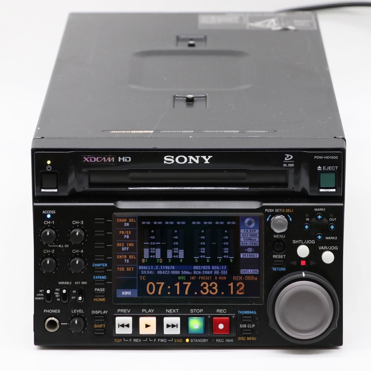 ジャンク】 SONY XDCAM PDW-HD1500 HD422 レコーダー 放送業務用 ジャンク】 SONY XDCAM PDW-HD1500 HD422 レコーダー 放送業務用