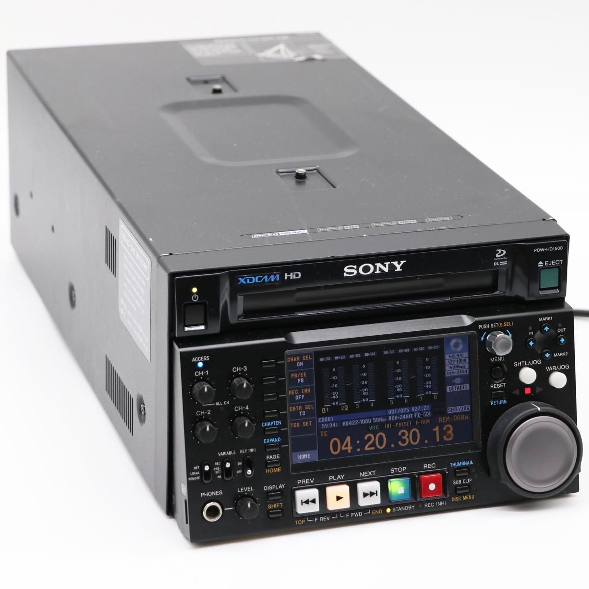 ジャンク】 SONY XDCAM PDW-HD1500 HD422 レコーダー 放送業務用 ジャンク】 SONY XDCAM PDW-HD1500 HD422 レコーダー 放送業務用