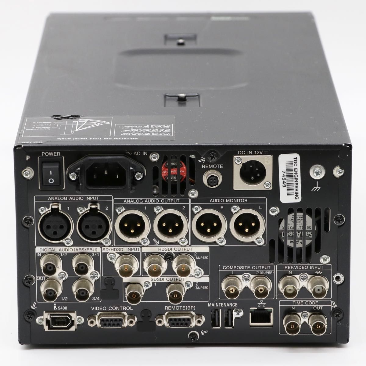 ジャンク】 SONY XDCAM PDW-HD1500 HD422 レコーダー 放送業務用 ジャンク】 SONY XDCAM PDW-HD1500 HD422 レコーダー 放送業務用