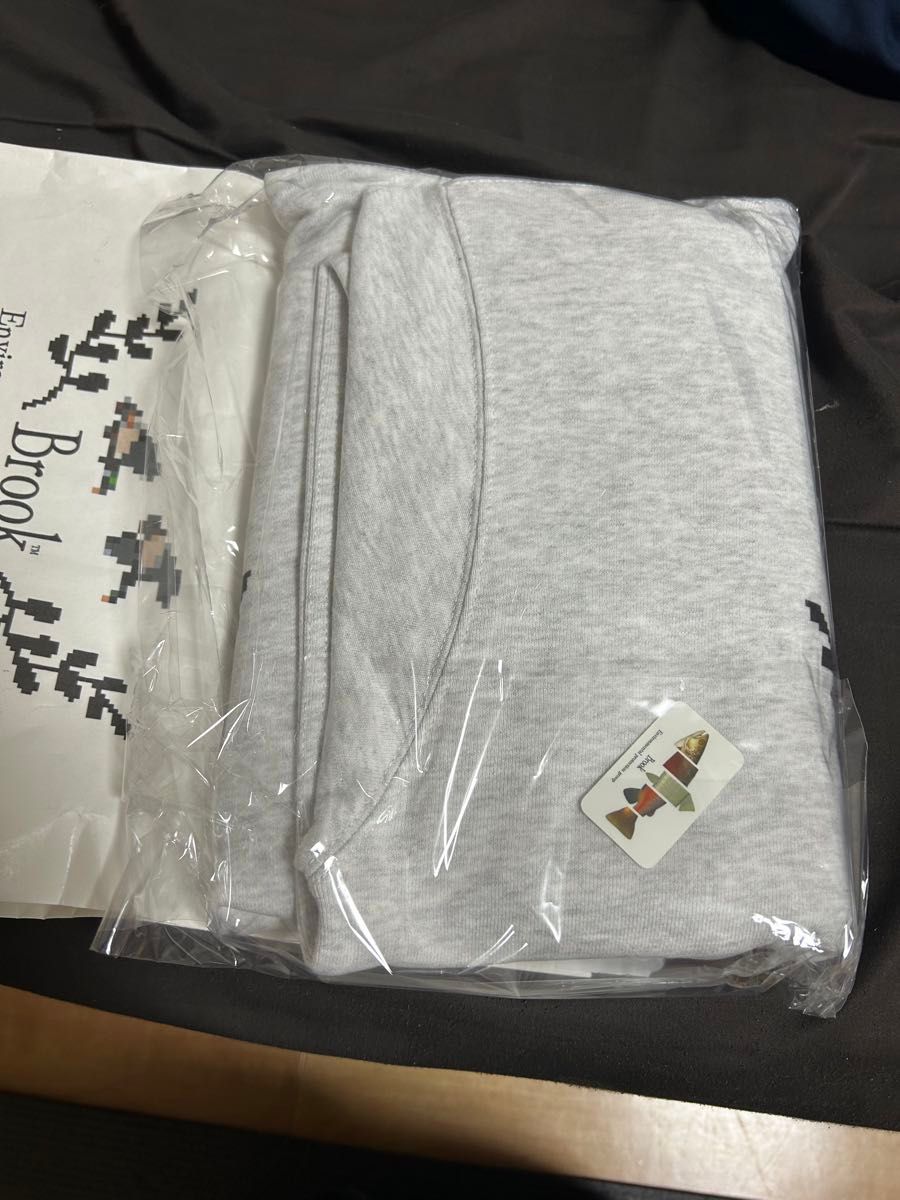 Brook 2024aw 16bit Logo Sweat ash XLサイズ Brook 2024aw 16bit Logo Sweat ash XLサイズ