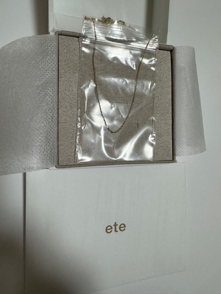 新品未使用 ete K18YG チェーン ミラーカット ネックレス 大人気 新品未使用 ete K18YG チェーン ミラーカット ネックレス 大人気