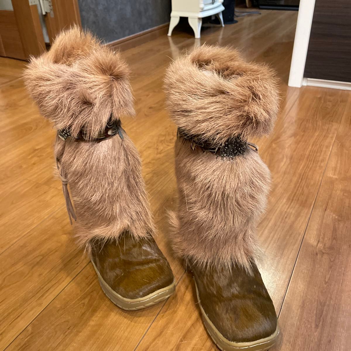 BEARPAW 7 23センチ むーとんぶーつ ムートンブーツ ブラウン BEARPAW 7 23センチ むーとんぶーつ ムートンブーツ ブラウン