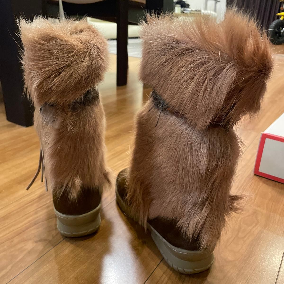 BEARPAW 7 23センチ むーとんぶーつ ムートンブーツ ブラウン BEARPAW 7 23センチ むーとんぶーつ ムートンブーツ ブラウン
