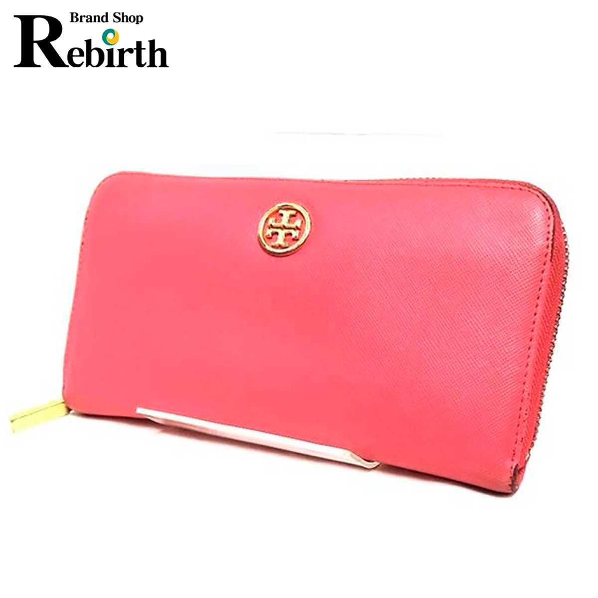 最終値下げ TORY BURCH/トリーバーチ ES ピンク ラウンドファスナー長