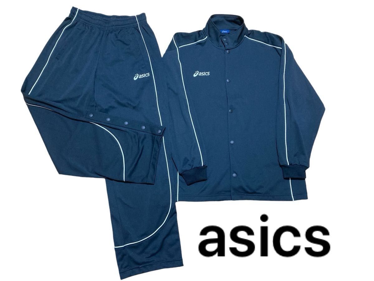美品】 アシックス ジャージ 上下セット M ウォームアップウェア 美品】 アシックス ジャージ 上下セット M ウォームアップウェア