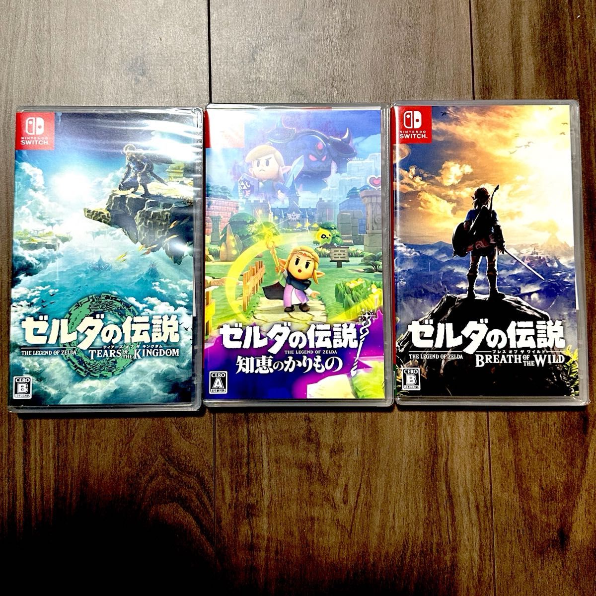 Switchソフト 3本セット ポケモン、ゼルダ ゼルダの伝説 3本セット ソフト(パッケージ版)