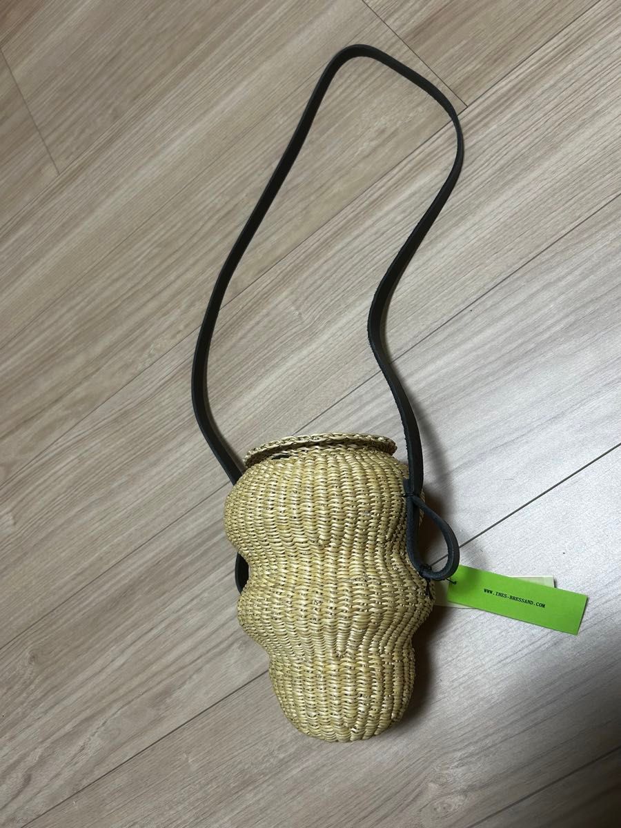 INES BRESSAND ミニウェーブショルダーバッグ かごバッグ イネス INES BRESSAND ミニウェーブショルダーバッグ かごバッグ イネス