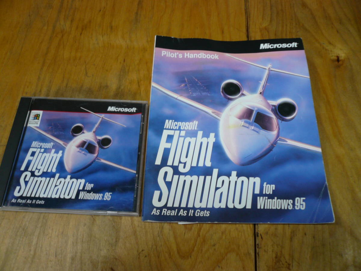 即決　Flight Simulator for Windows95 英語版　フライトシミュレーター　ウインドウズ95　送料250円_画像1