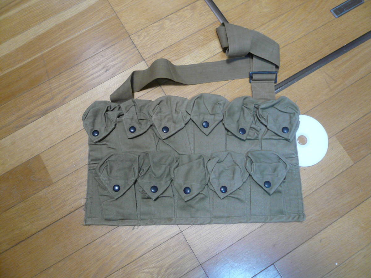  America army USARMYg Rene -do the best hand .. pouch 11 piece cotton cotton khaki WWⅠ the first next world large war dead stock? postage 520 jpy 