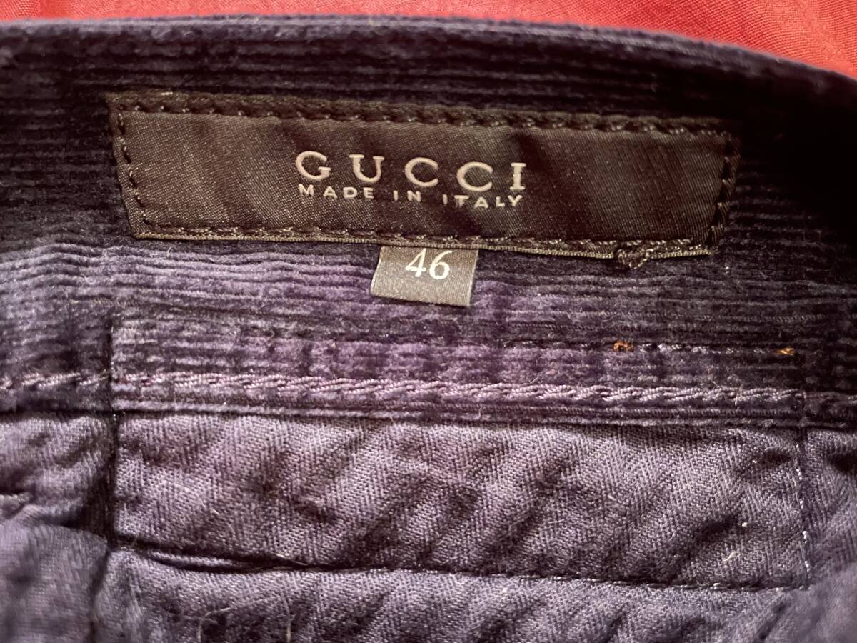 GUCCI グッチ コーデュロイパンツ 46サイズ GUCCI グッチ コーデュロイパンツ 46サイズ