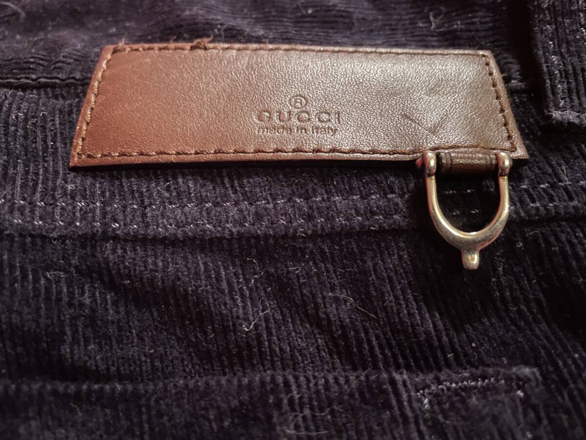 GUCCI グッチ コーデュロイパンツ 46サイズ GUCCI グッチ コーデュロイパンツ 46サイズ