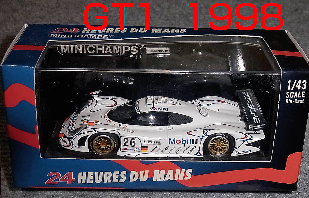 ルマン別注 1/43 ポルシェ911 GT1 26号 マクニッシュ ルマン1998 優勝車 PORSCHE アイエロ ACO別注 WIN