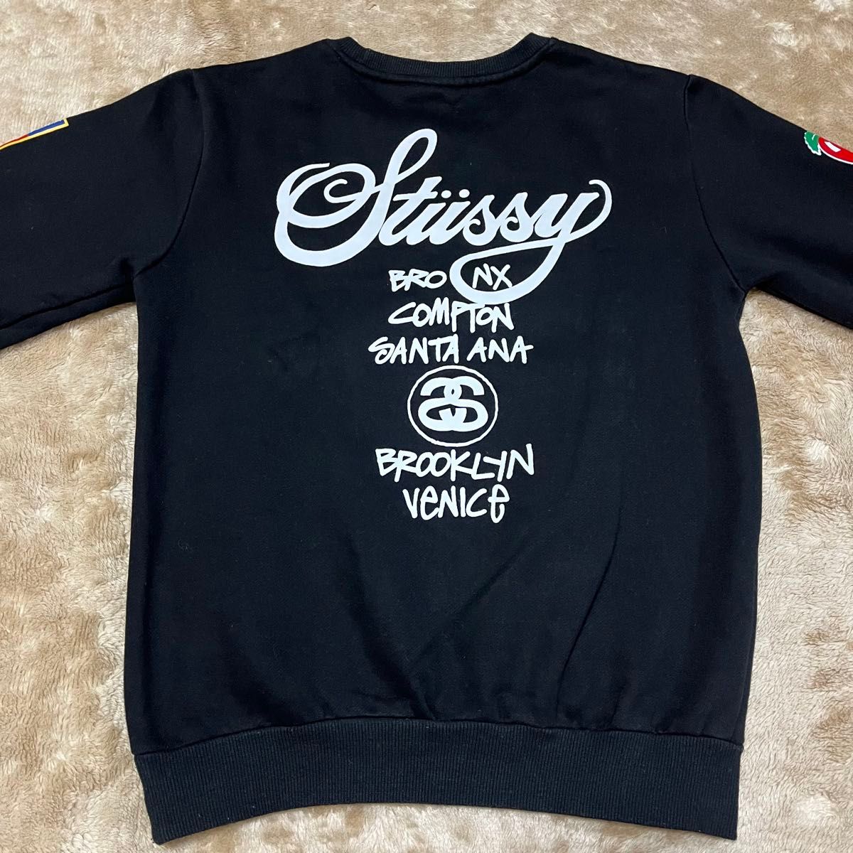 stussy ステューシー ワールドツアー 国旗ロゴ スウェット stussy ステューシー ワールドツアー 国旗ロゴ スウェット