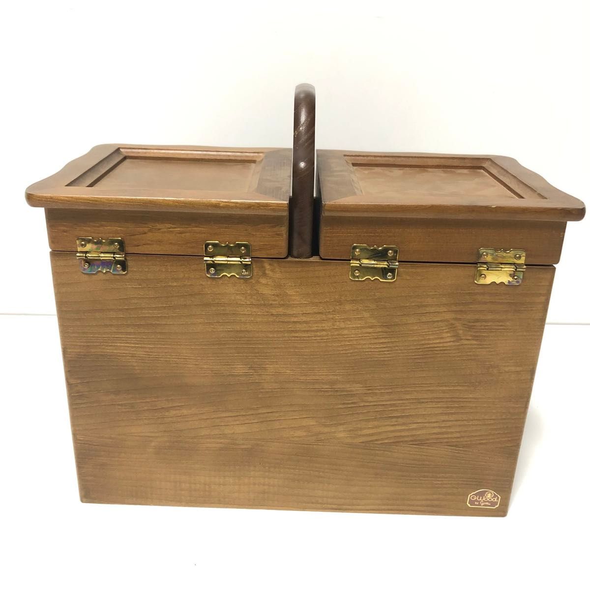 G-WOOD by gentie 木製 裁縫箱 ソーイングボックス 昭和レトロ G-WOOD by gentie 木製 裁縫箱 ソーイングボックス 昭和レトロ