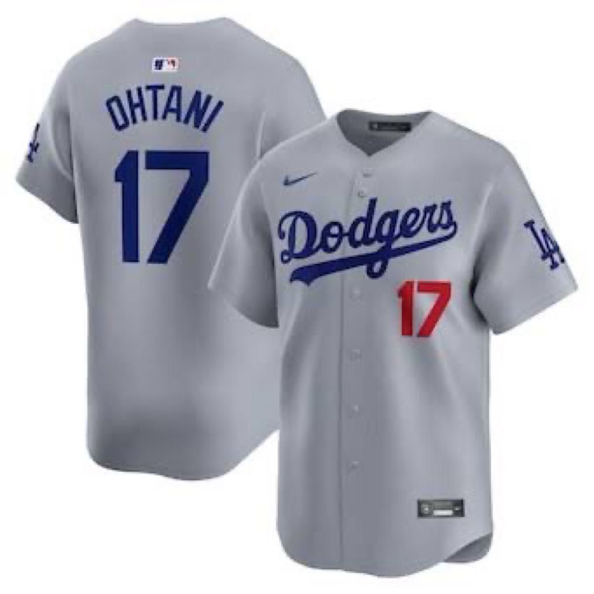 大谷翔平 ドジャース レプリカユニフォーム Lサイズ グレー 大谷翔平 ドジャース レプリカユニフォーム Lサイズ グレー
