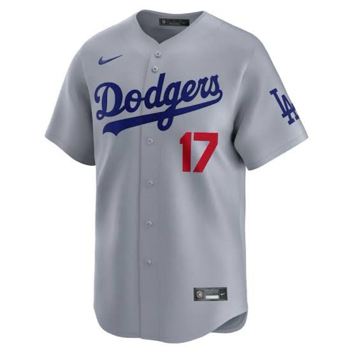 大谷翔平 ドジャース レプリカユニフォーム Lサイズ グレー 大谷翔平 ドジャース レプリカユニフォーム Lサイズ グレー