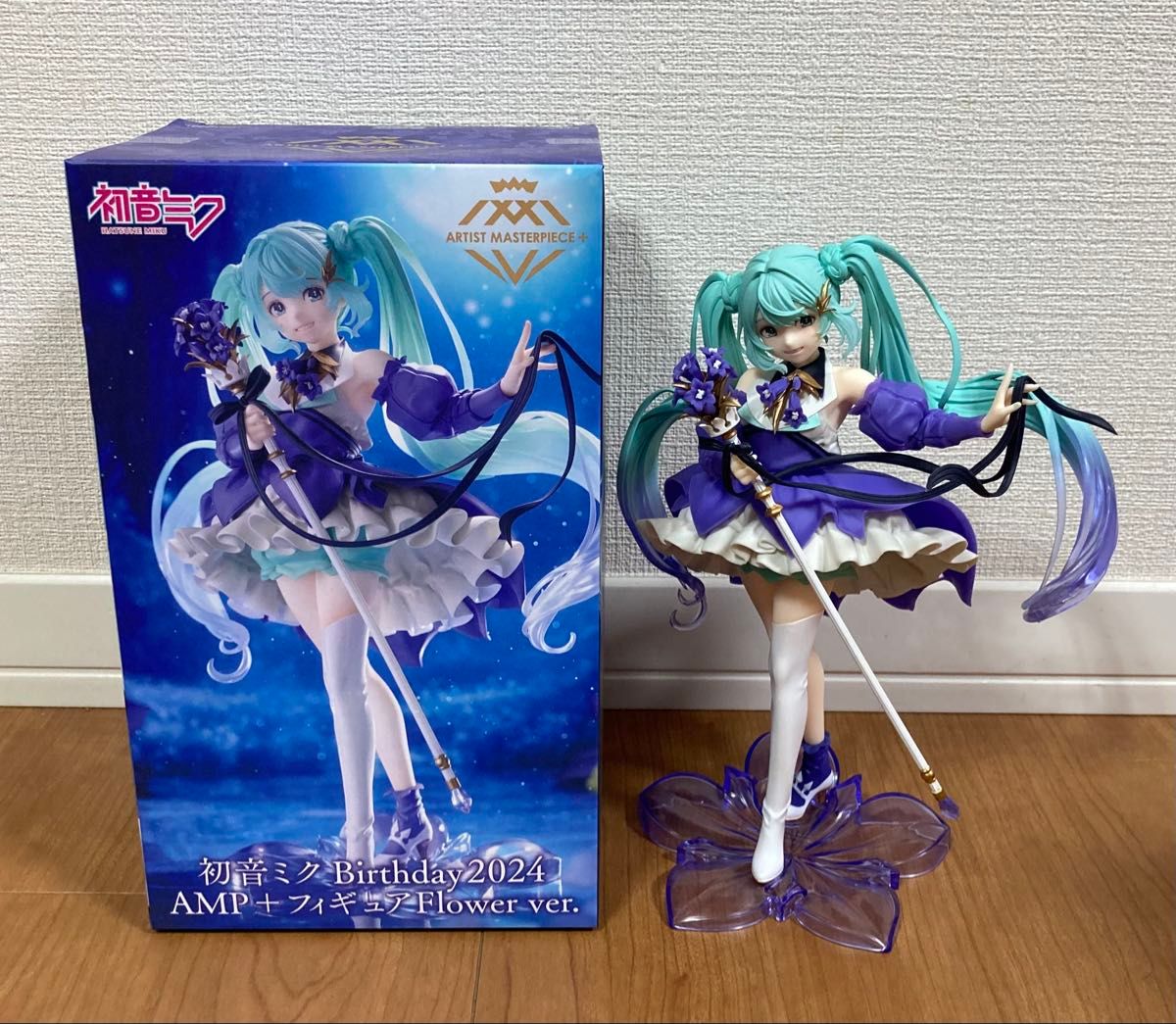 新品未開封】初音ミク Birthday2024 AMP+フィギュア Flower ver 新品未開封】初音ミク Birthday2024 AMP+フィギュア Flower ver