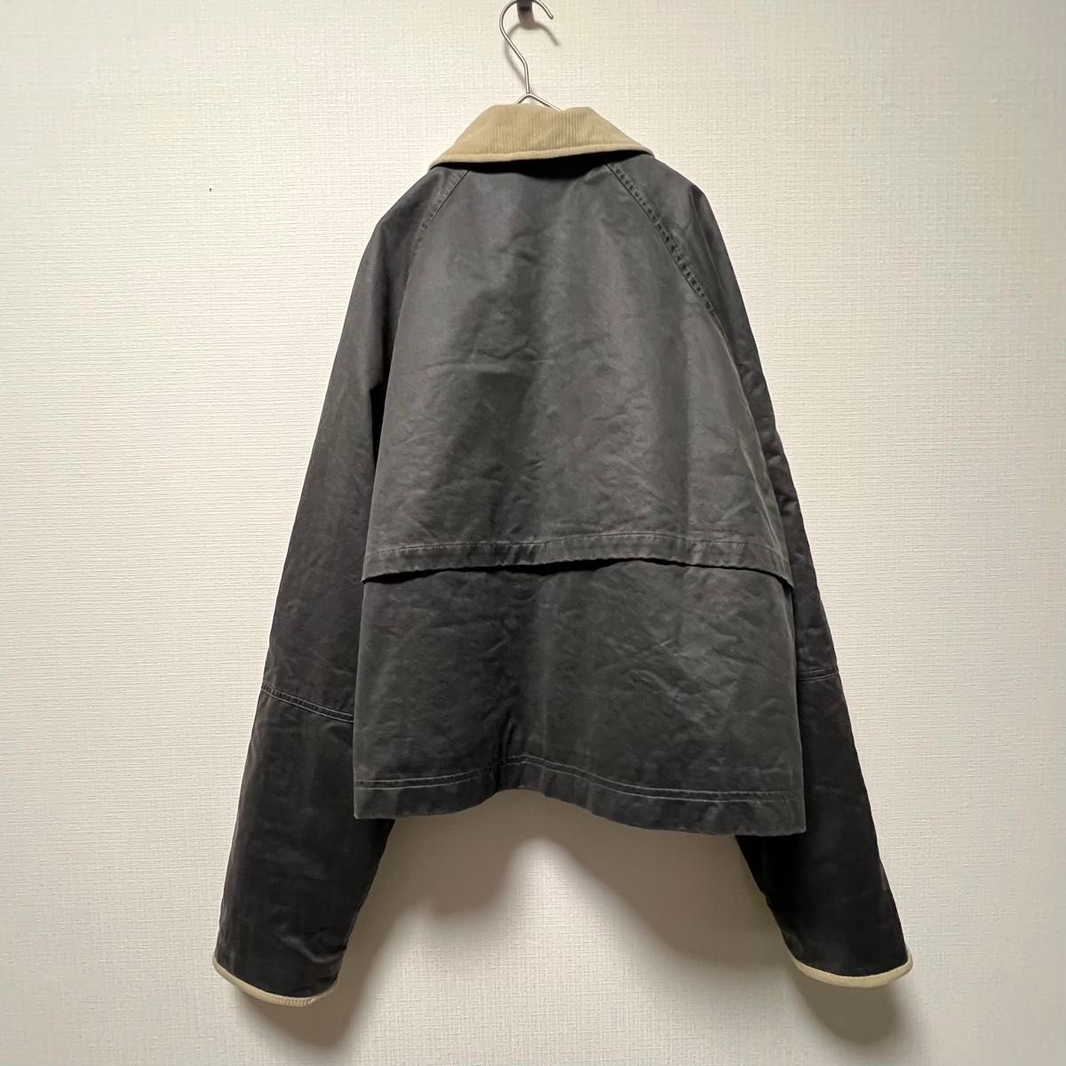 ZARA ザラ コントラストカラーワックスジャケット ショート丈 ZARA ザラ コントラストカラーワックスジャケット ショート丈