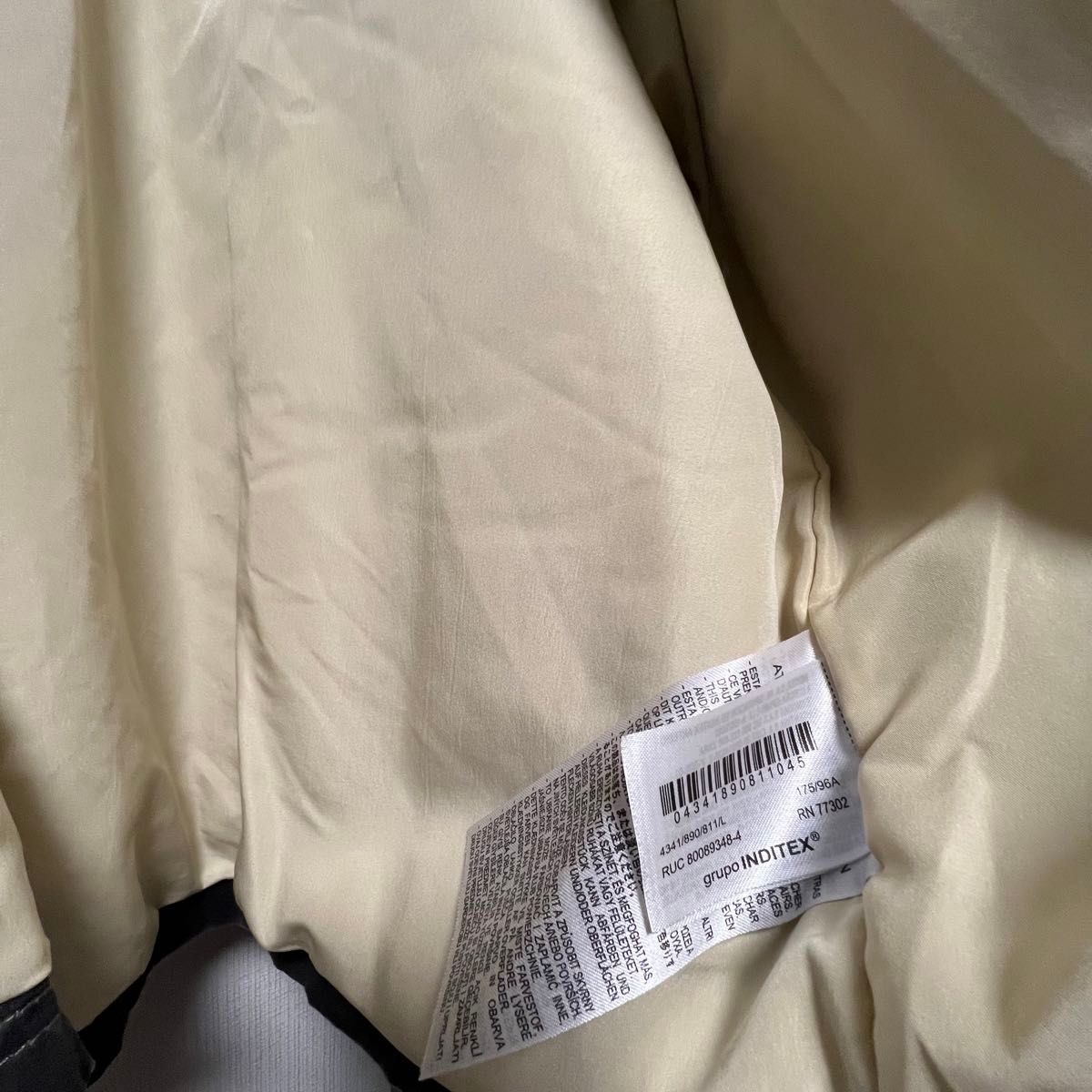 ZARA ザラ コントラストカラーワックスジャケット ショート丈 ZARA ザラ コントラストカラーワックスジャケット ショート丈