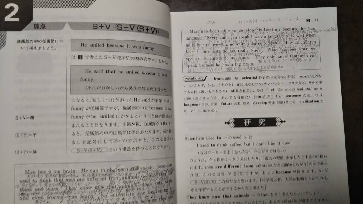 某進学塾の英語長文読解メソッド「猫でもわかる直訳」を施したビジュアル英文解釈Ⅰ（伊藤和夫著）　英語学習最後の裏ワザ_画像2