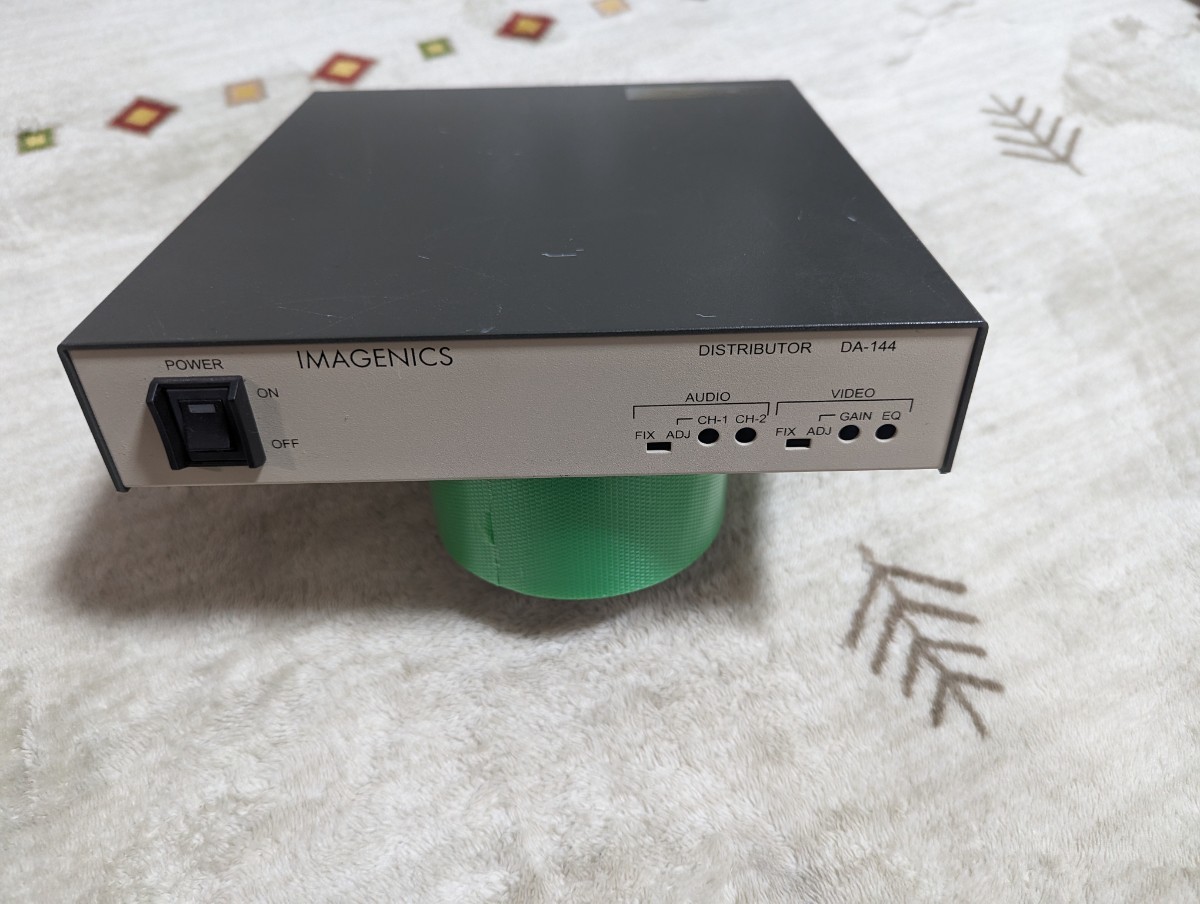 完動品 DA-1441入力4出力映像 音声(ステレオ アンバランス)分配 完動品 DA-1441入力4出力映像 音声(ステレオ アンバランス)分配