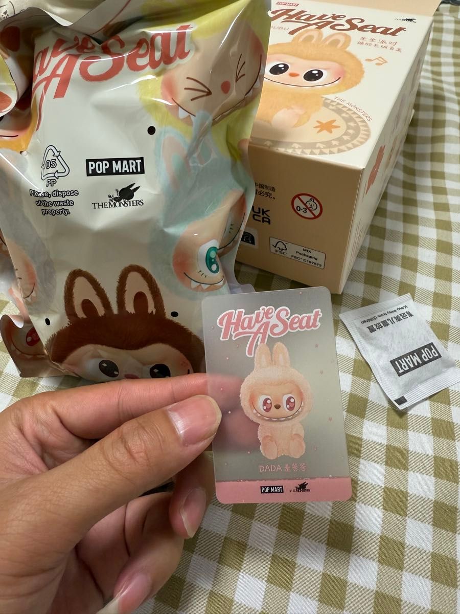 POP MART LABUBU THE MONSTERS Have a Seatぬいぐるみ DADA POP MART LABUBU THE MONSTERS Have a Seatぬいぐるみ DADA