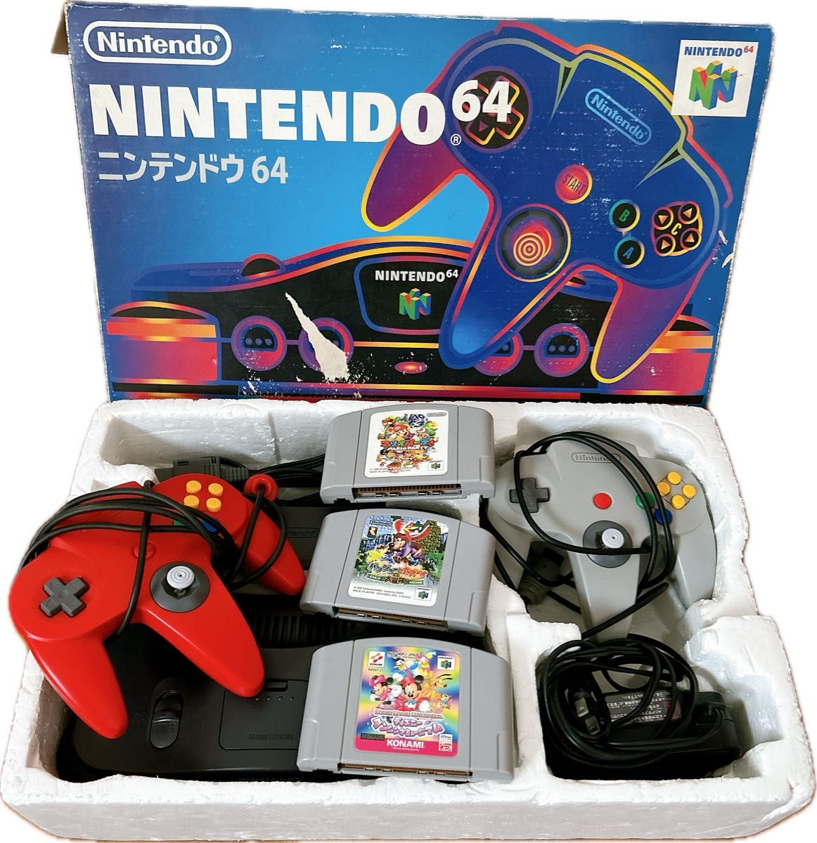 動作確認済】 任天堂 Nintendo64 本体 箱付き TVゲーム カセット 動作確認済】 任天堂 Nintendo64 本体 箱付き TVゲーム カセット