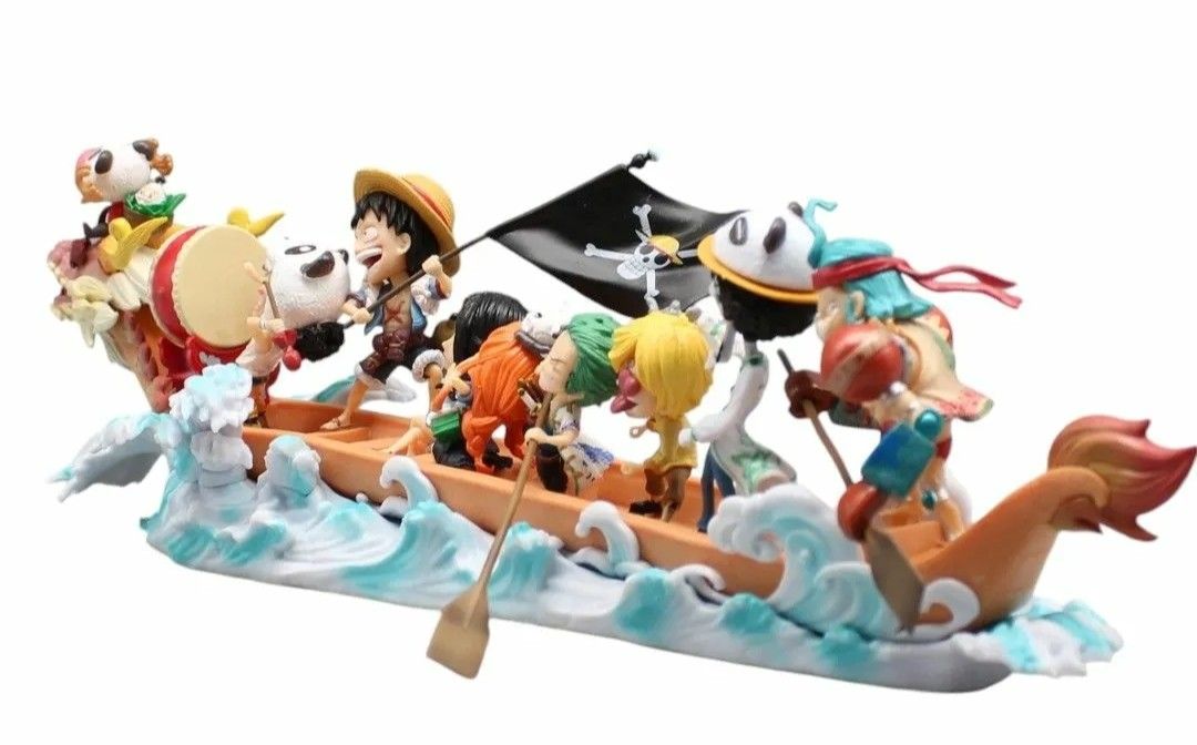ONE PIECE 麦わらの一味セット ジオラマ付 激レア 残り1点【ワンピース ONE PIECE】麦わらの一味【ドラゴン