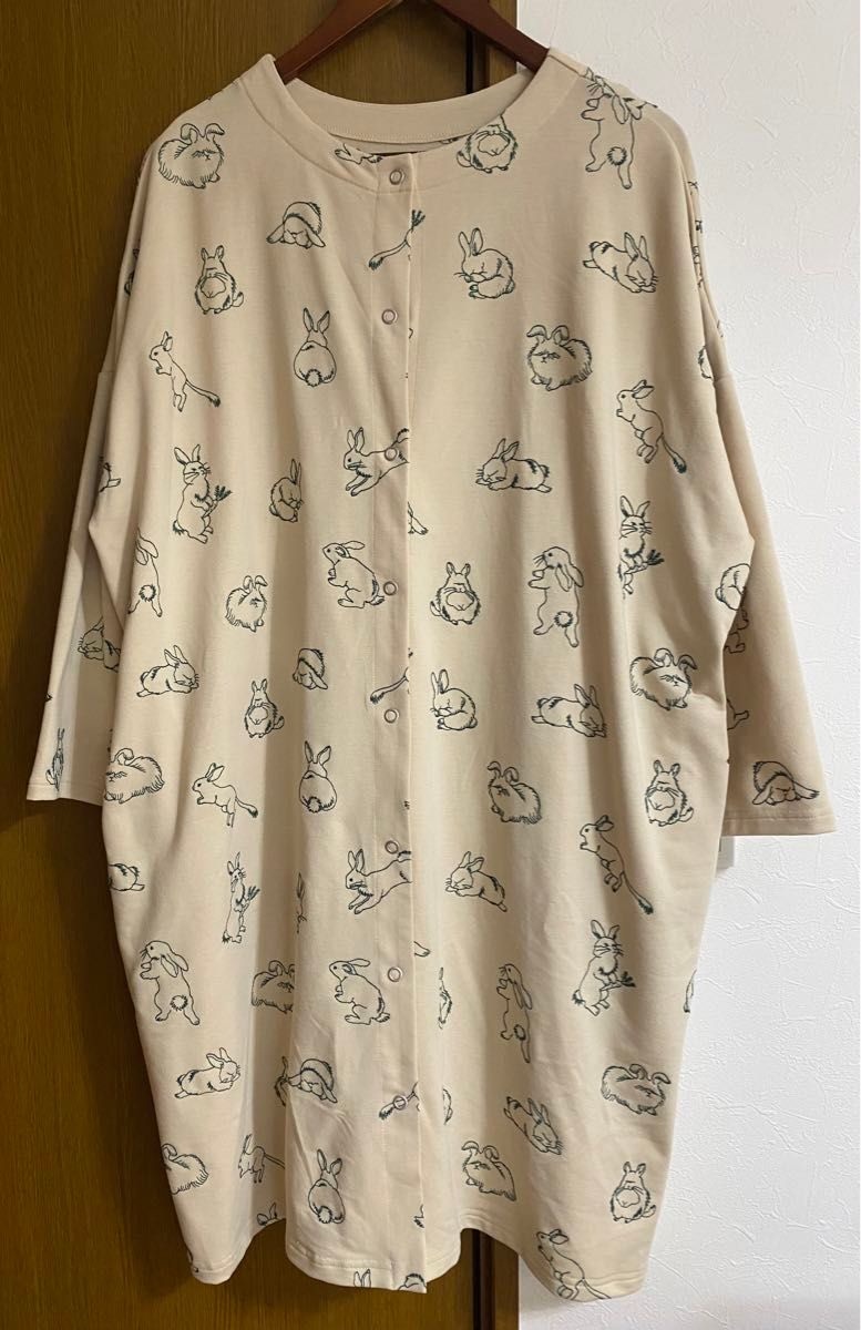 美品マーブルシュッド marble SUD うさぎ 刺繍 ワンピース 美品マーブルシュッド marble SUD うさぎ 刺繍 ワンピース