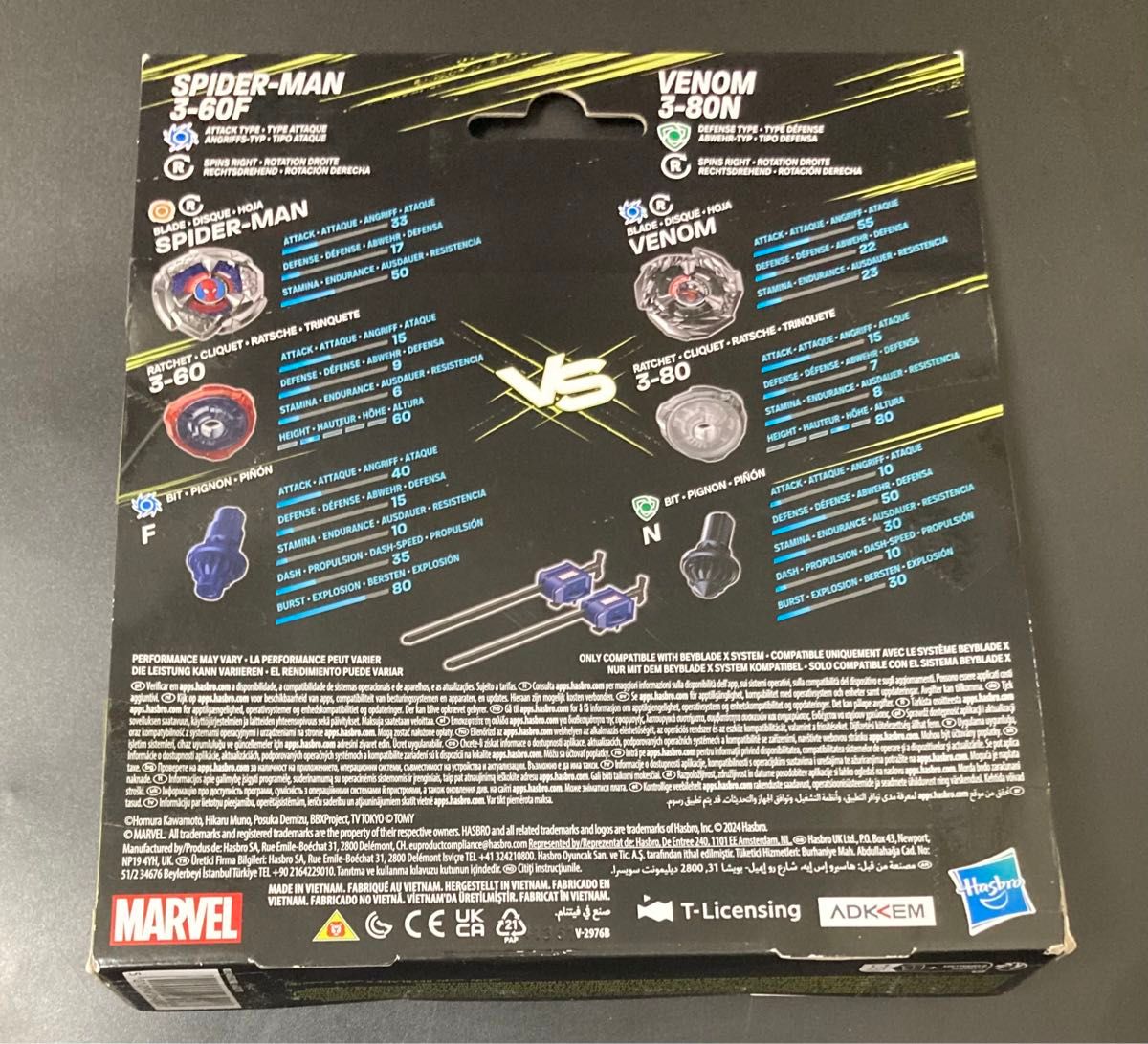 ベイブレードX MARVELコラボ マーベル スパイダーマン3-60F ベイブレードX MARVELコラボ マーベル スパイダーマン3-60F