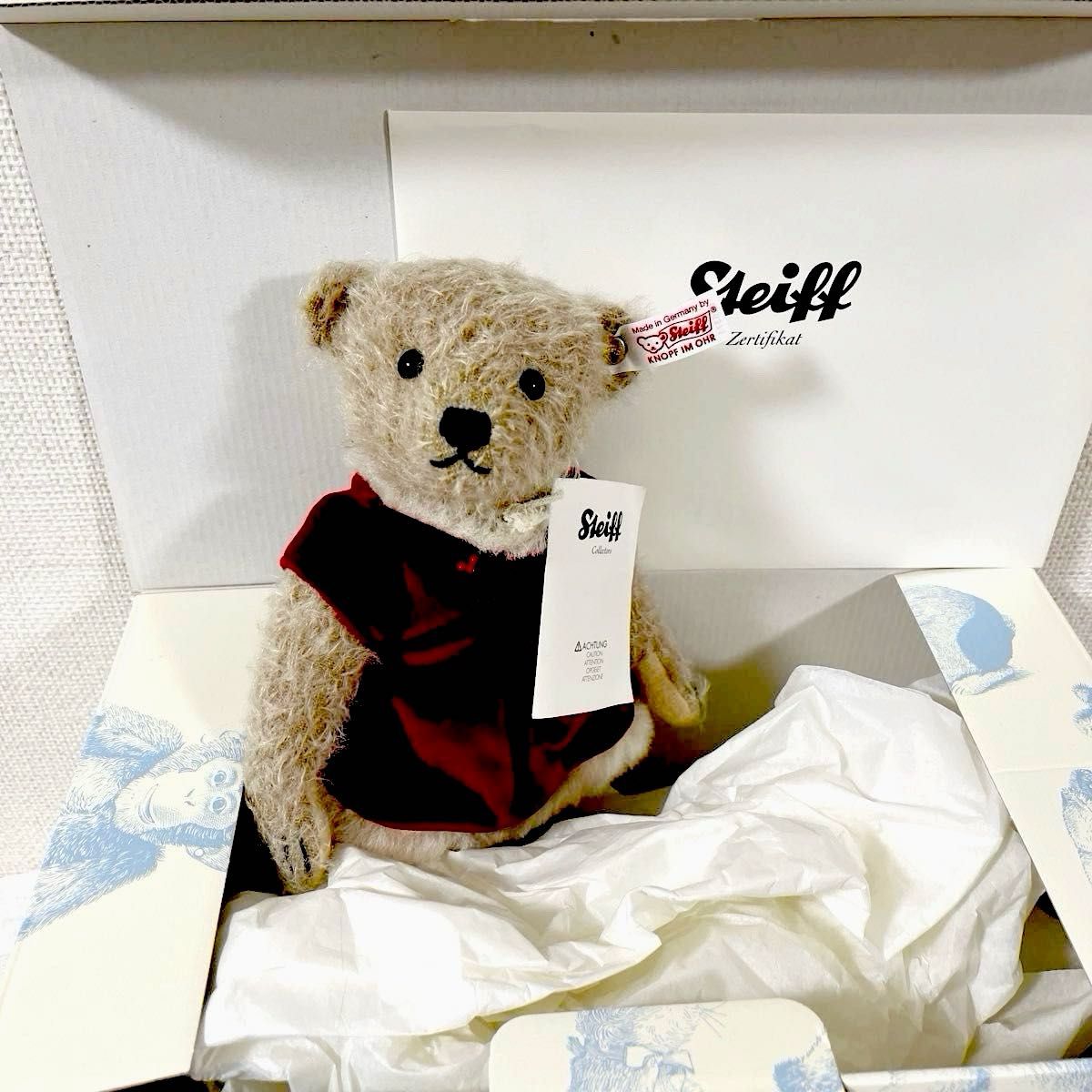 Steiff Romy シュタイフ テディベア ロミー クリスマス 25cm Steiff Romy シュタイフ テディベア ロミー クリスマス 25cm