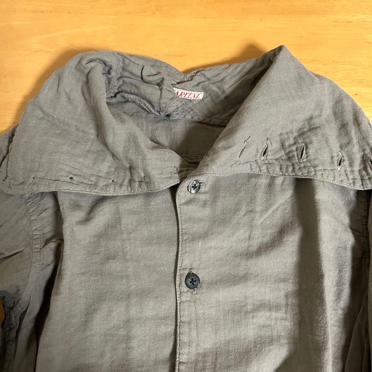 KAPITAL キャピタル ガーゼシャツ 0(XS) 新品|Yahoo!フリマ(旧 KAPITAL キャピタル ガーゼシャツ 0(XS) 新品|Yahoo!フリマ(旧