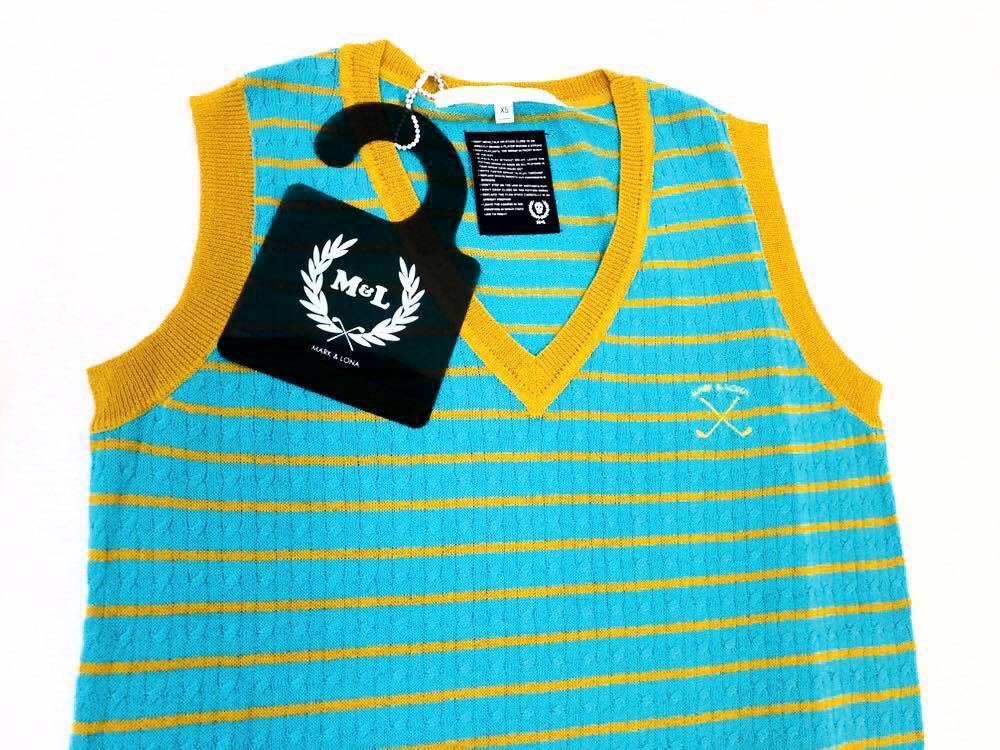ベストセラー マークアンドロナ MARK&LONA 新品 Vネックノースリーブ ベストセラー マークアンドロナ MARK&LONA 新品 Vネックノースリーブ