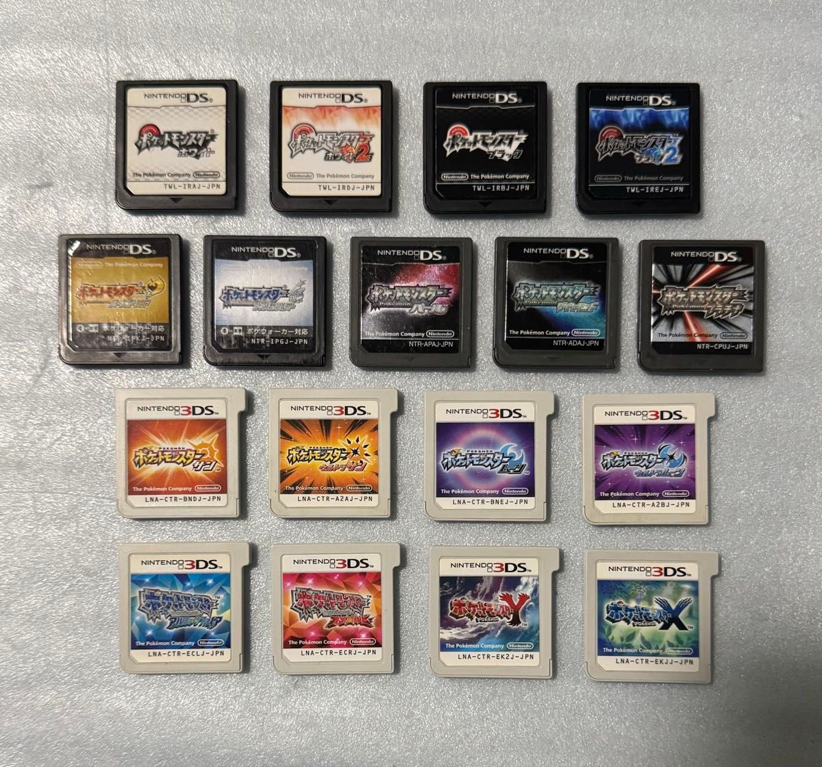 全ソフト動作確認済み】 DS 3DS ポケットモンスター 全17点 全ソフト動作確認済み】 DS 3DS ポケットモンスター 全17点