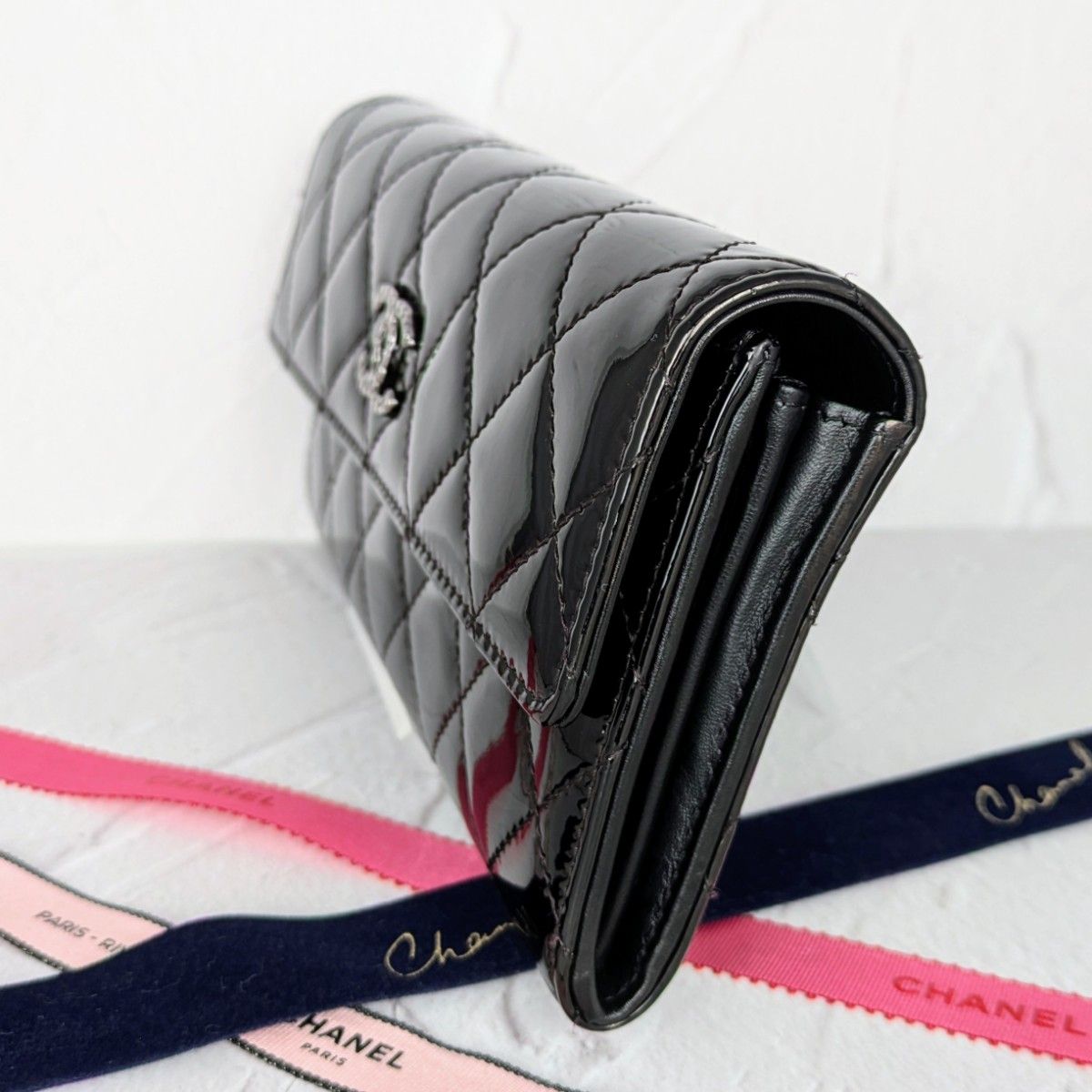 値下!CHANEL 長財布 エナメル ブリリアント 正規 値下!CHANEL 長財布 エナメル ブリリアント 正規