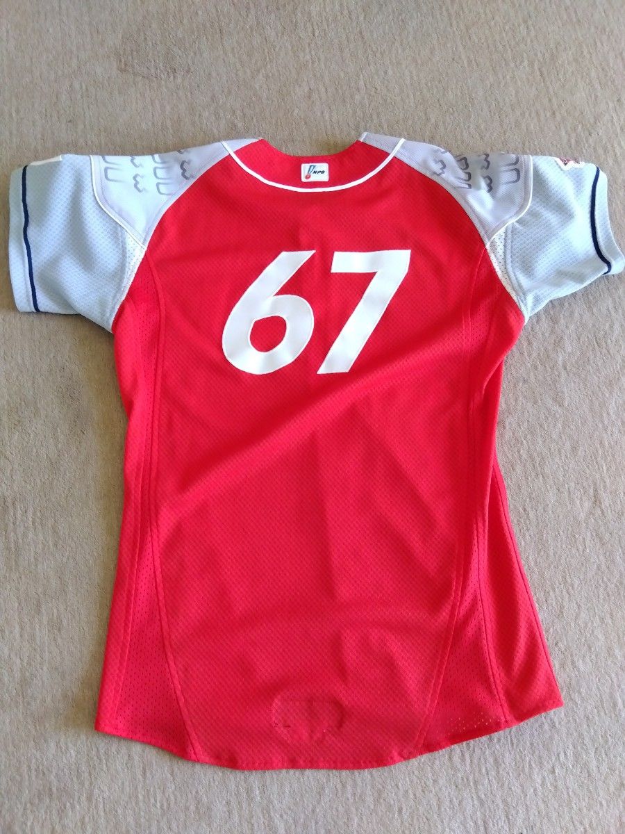 オリックス 2010年大坂夏の陣 67横山徹三選手実使用ユニフォーム オリックス 2010年大坂夏の陣 67横山徹三選手実使用ユニフォーム
