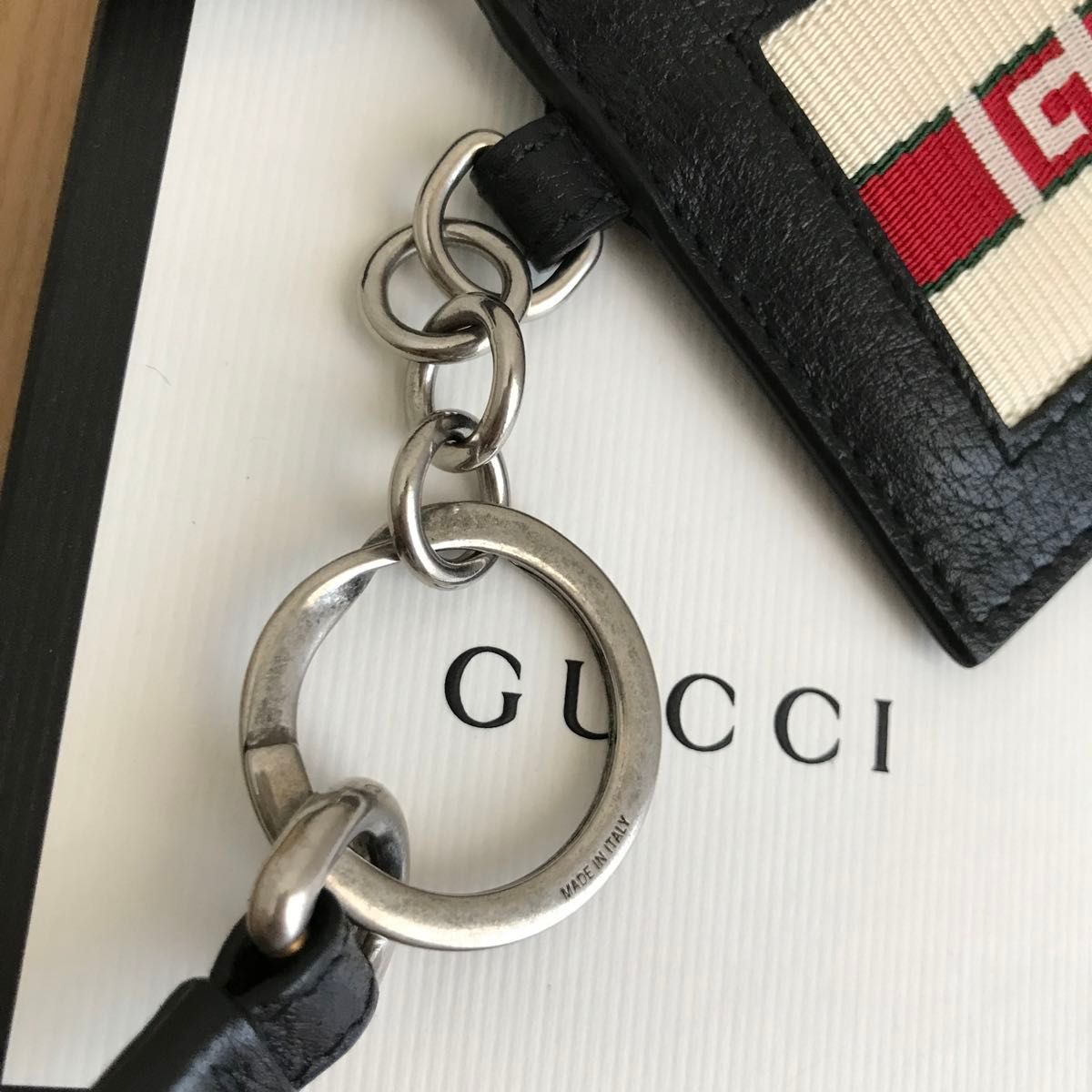 極美品 GUCCI グッチ ネックストラップ付き コインケース カード 極美品 GUCCI グッチ ネックストラップ付き コインケース カード
