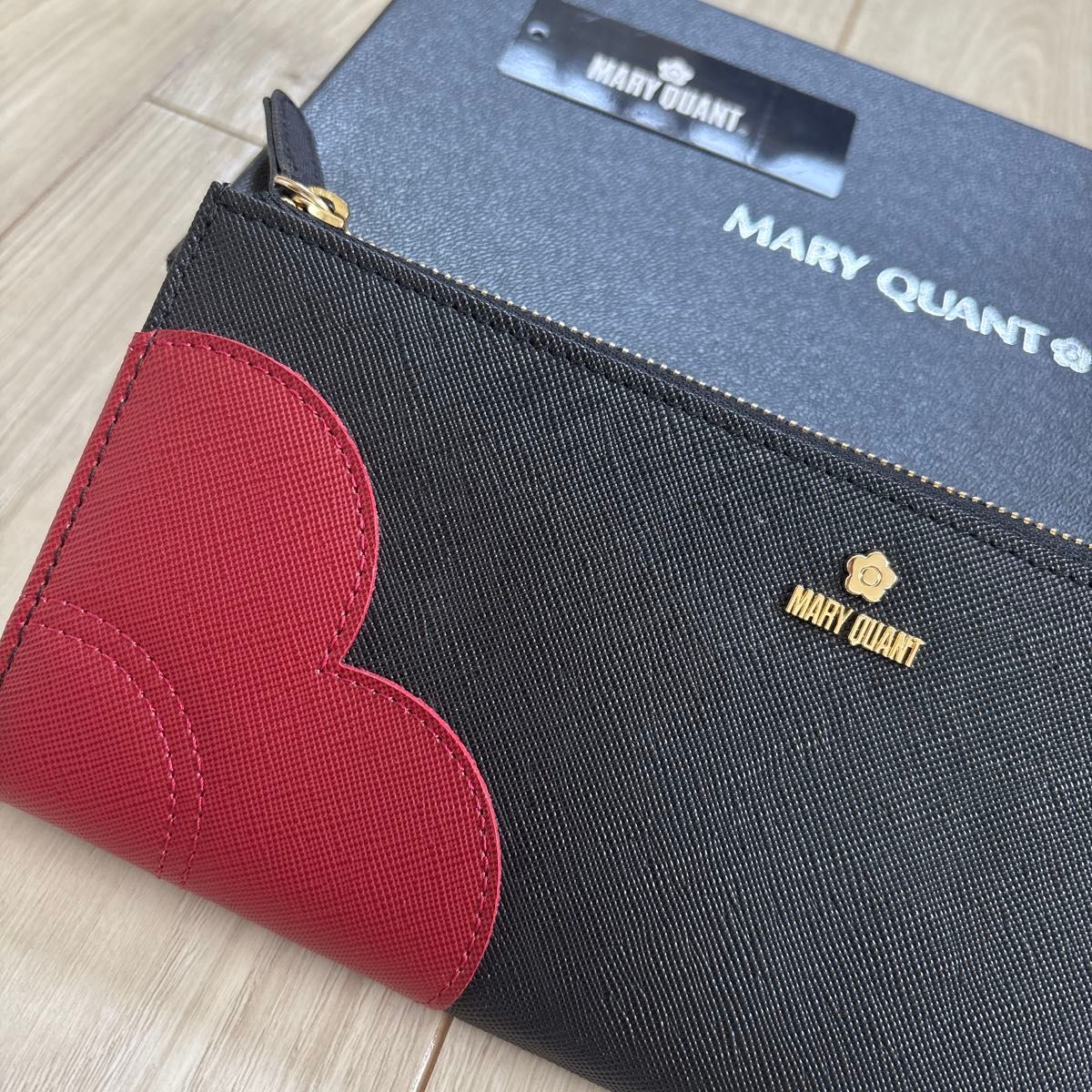 新品未使用 MARY QUANT マリークワント 長財布 L字長財布 ハート 新品未使用 MARY QUANT マリークワント 長財布 L字長財布 ハート