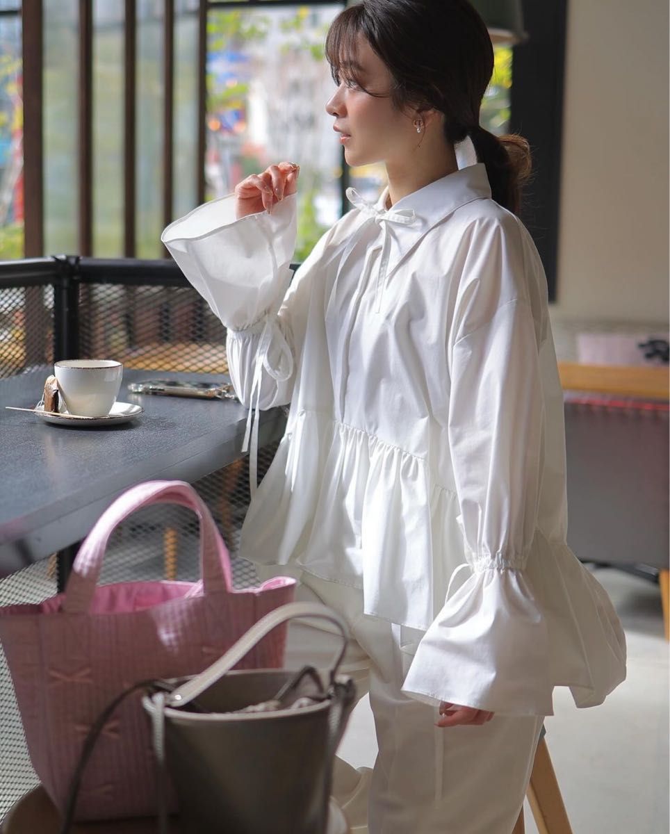 gypsohila Peplum Blouse ジプソフィア ブラウス|長袖 gypsohila Peplum Blouse ジプソフィア ブラウス|長袖