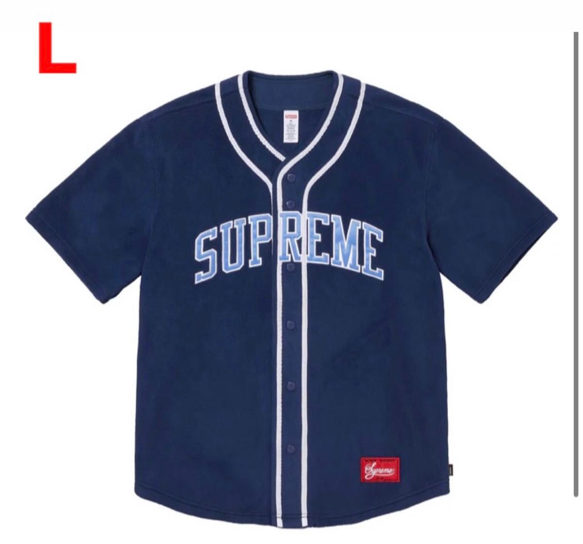 Supreme Polartec ベースボールシャツ Supreme Polartec Baseball Jersey Navy シュプリーム ポーラ