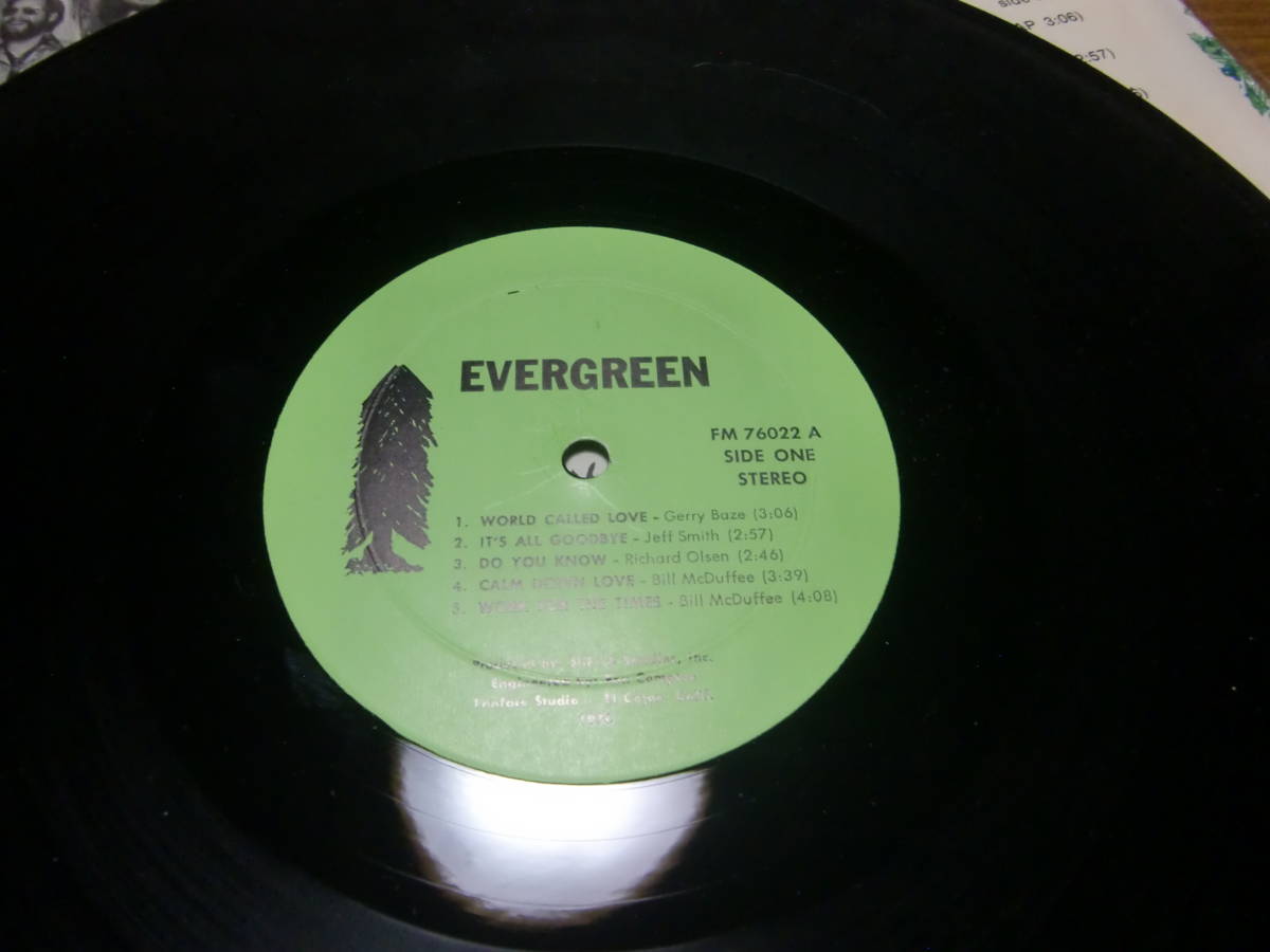 LP Evergreen World Called Love 1976年_画像3