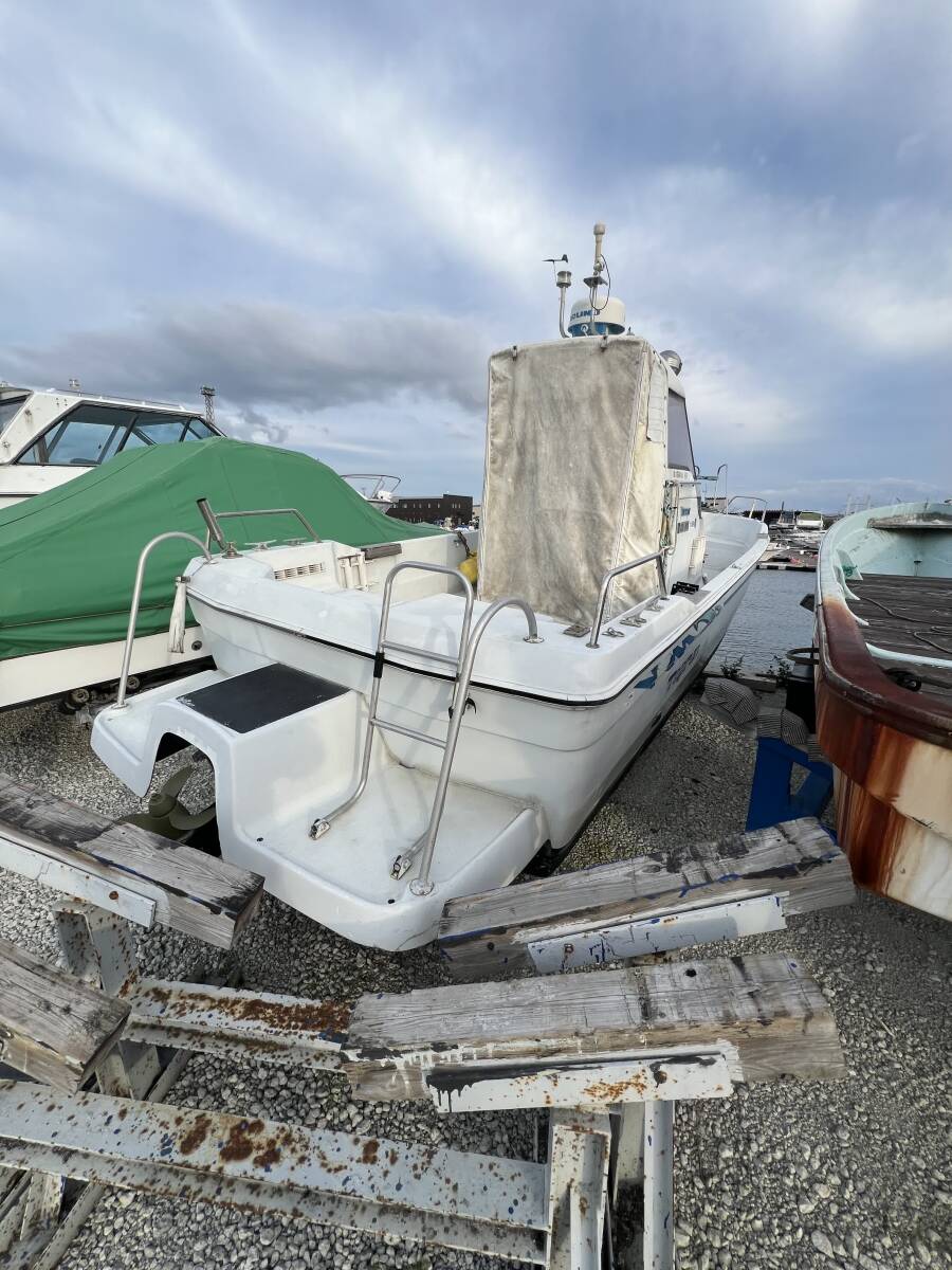 B163【中古艇】ヤンマートプラン FX24Z ドライブ船(小型 B163【中古艇】ヤンマートプラン FX24Z ドライブ船(小型