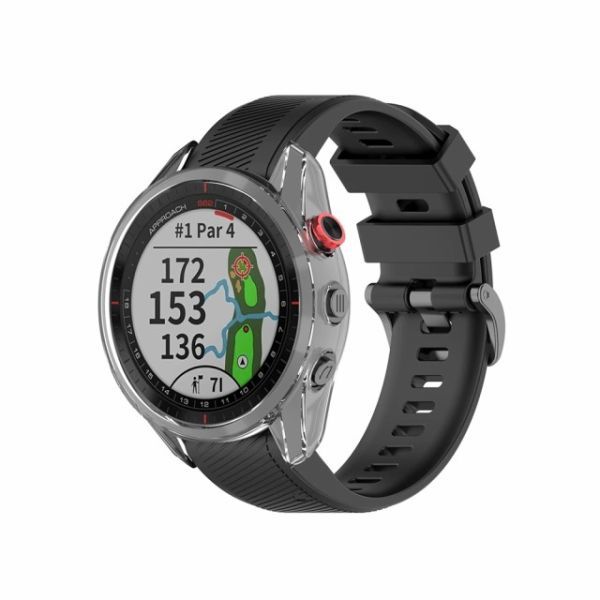 即決…新品　GARMIN (ガーミン） Approach S62 保護ケース カバー 互換品 ソフト TPU材質 ぴったり対応 擦り傷防止（クリア）E302