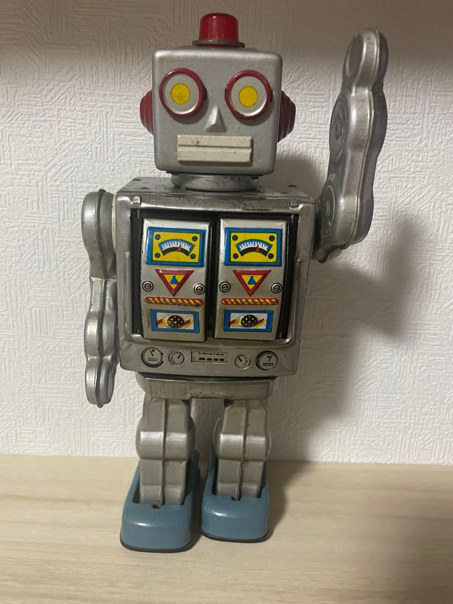 ブリキ ロボット 当時物 ビンテージ レトロ 昭和レトロ スペース ブリキ ロボット 当時物 ビンテージ レトロ 昭和レトロ スペース