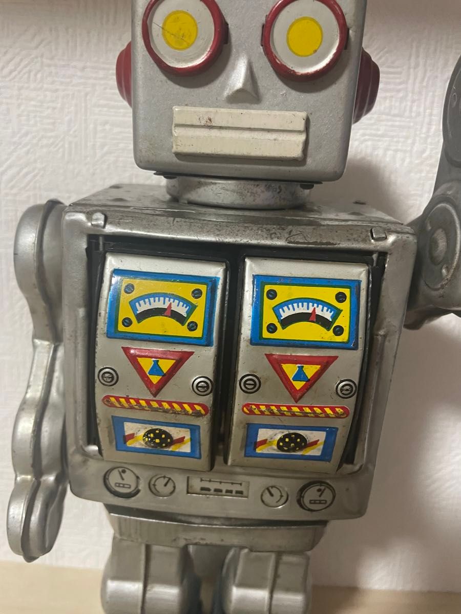 ブリキ ロボット 当時物 ビンテージ レトロ 昭和レトロ スペース ブリキ ロボット 当時物 ビンテージ レトロ 昭和レトロ スペース