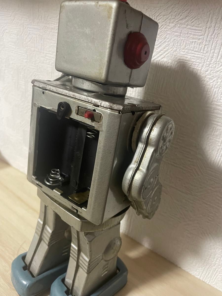 ブリキ ロボット 当時物 ビンテージ レトロ 昭和レトロ スペース ブリキ ロボット 当時物 ビンテージ レトロ 昭和レトロ スペース