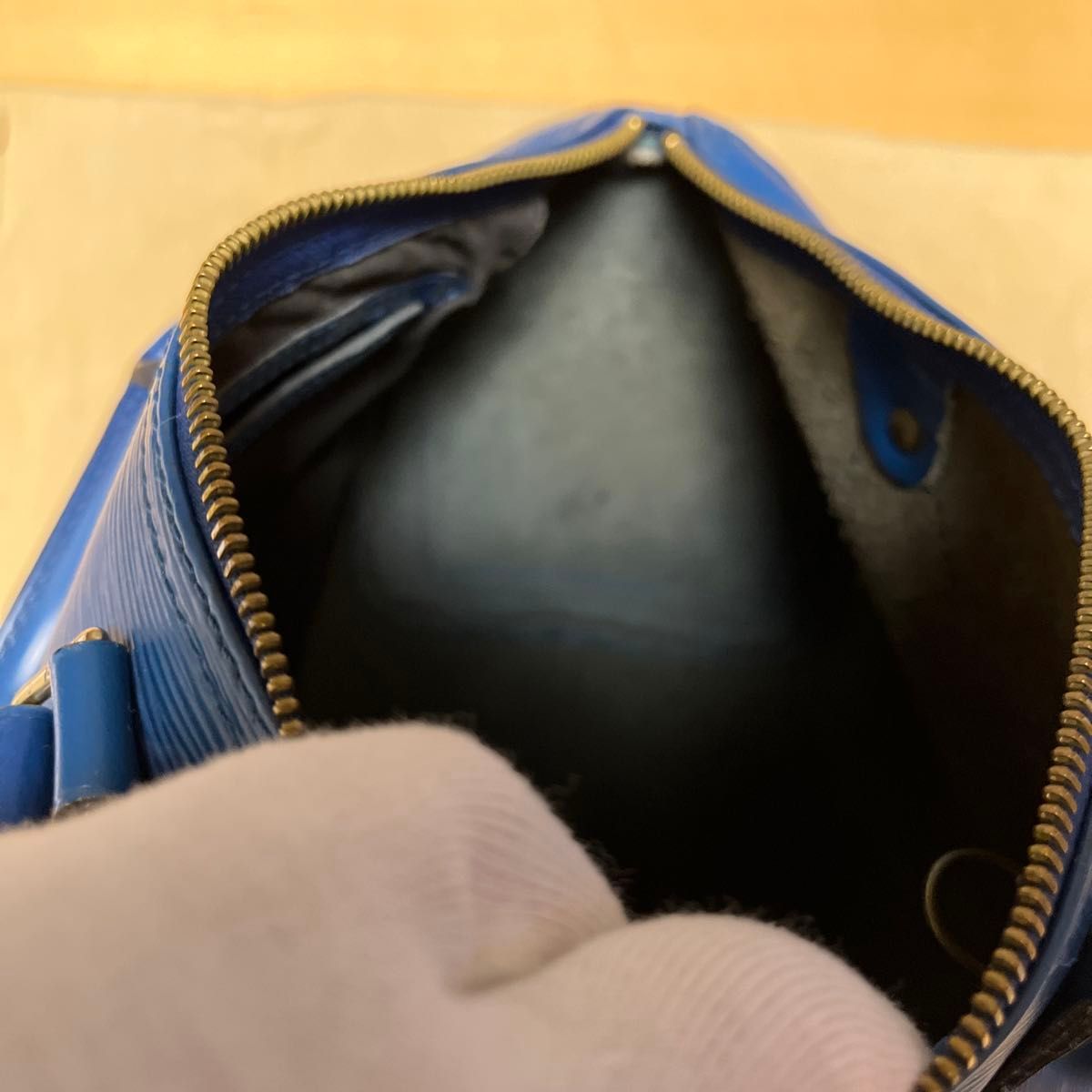 ルイヴィトン エピ スピーディ25 ミニボストンバッグ ブルー 極 ルイヴィトン エピ スピーディ25 ミニボストンバッグ ブルー 極