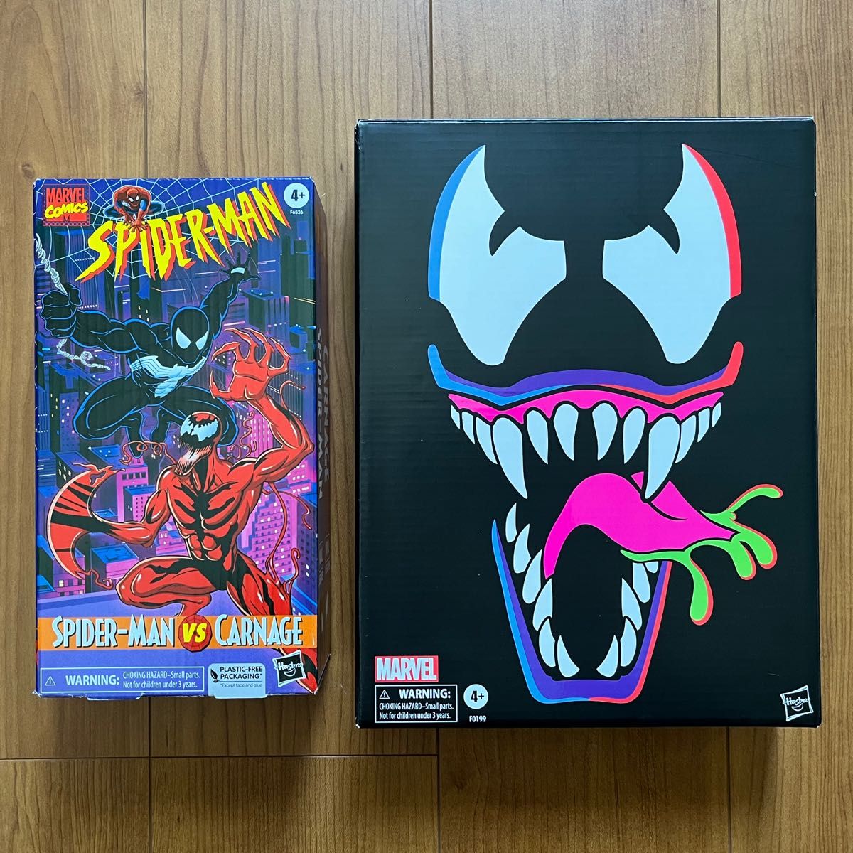 マーベルレジェンド スパイダーマン & カーネイジ VHSパッケージ マーベルレジェンド スパイダーマン & カーネイジ VHSパッケージ
